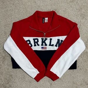 H&M Cropped Quarter Zip